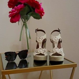 Lucky Brand tall espadrille wedges